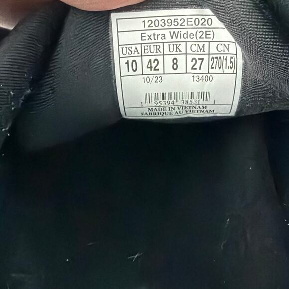 Brooks Ghost Max Shoes Womens Size 10 EE 2E Extra Wide Black Running - Picture 7 of 10